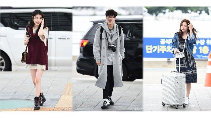 Pemeran Drama Korea Hotel del Luna Dihadiahi Liburan ke Thailand, Lihat Fashion IU dkk di Bandara