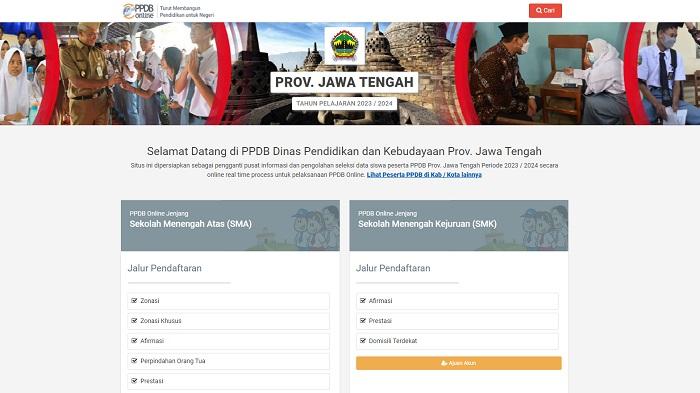 Cara Cek Pengumuman PPDB Jateng 2023, Link ppdb.jatengprov.go.id, Diumumkan 30 Juni