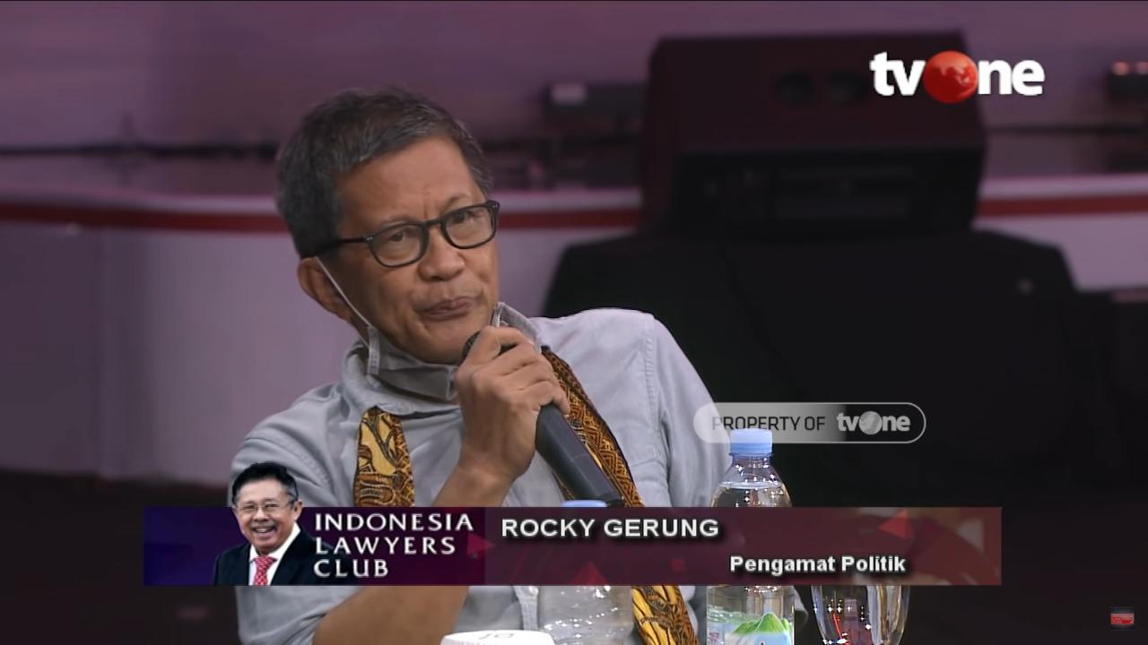 ILC Soal Habib Rizieq Batal Tayang, Rocky Gerung Ragukan Vlog Karni Ilyas : Orang Gak Percaya Lagi