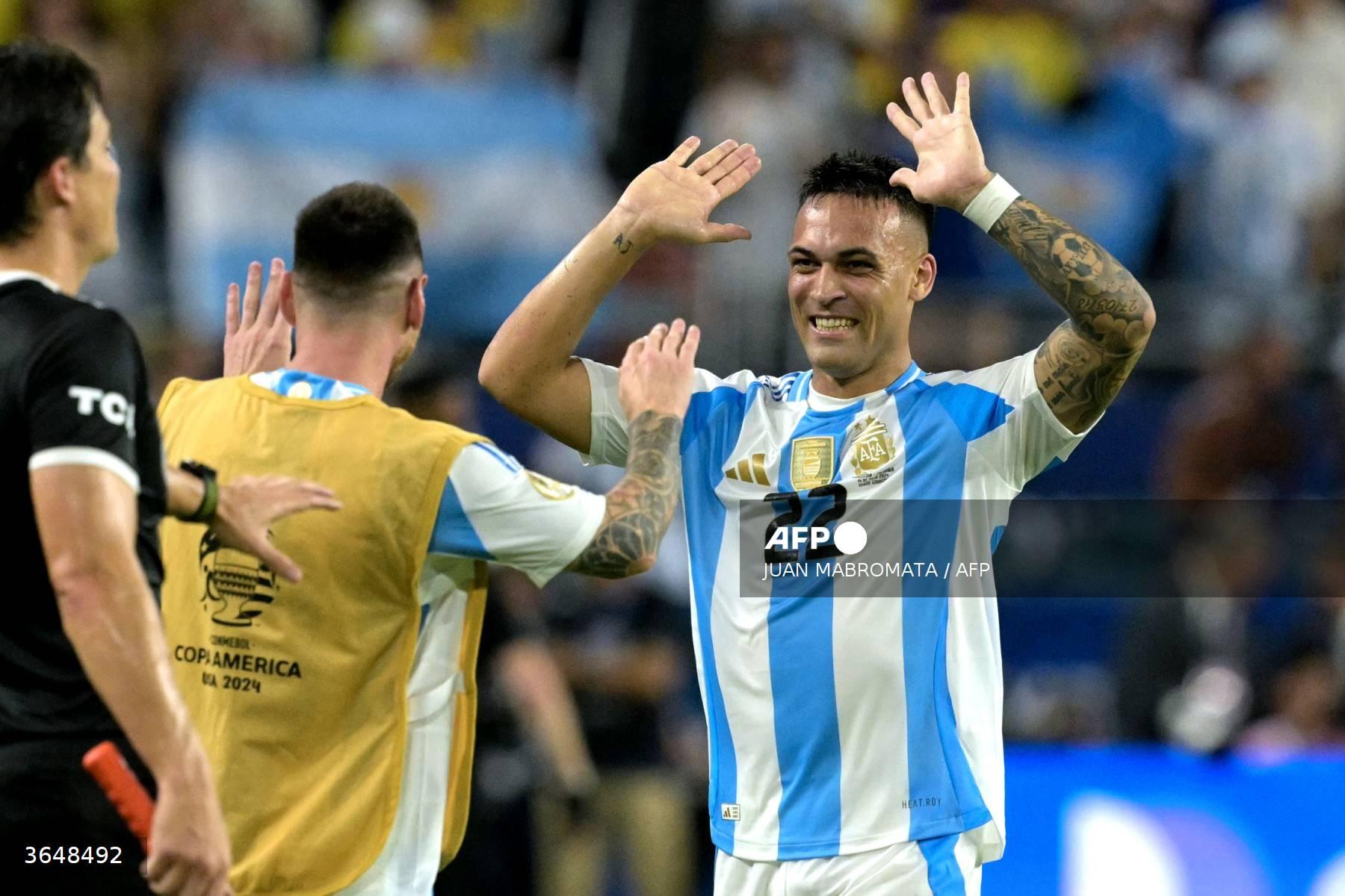 Hasil Final Copa America 2024: Argentina Juara, Lautaro Martinez Bikin Senyum Lionel Messi