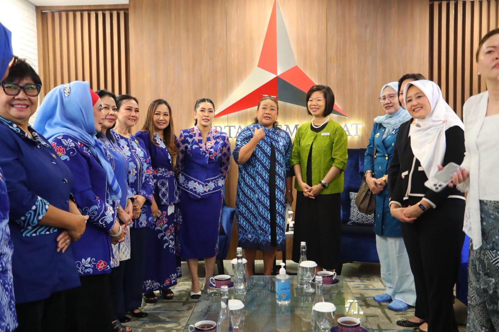 Demokrat Terima Delegasi Perempuan PAP Singapura, Bahas Peran Politik Wanita