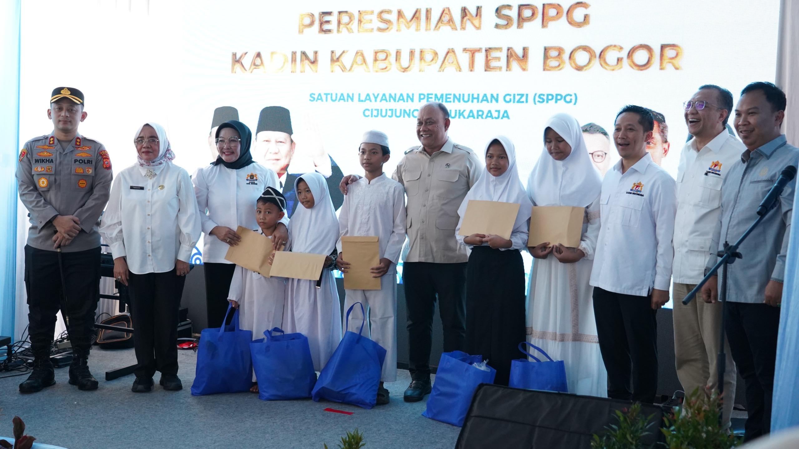 Pemkab Bogor Dukung Penuh PSN Lewat Peresmian SPPG Cijujung dan Koperasi Kadin