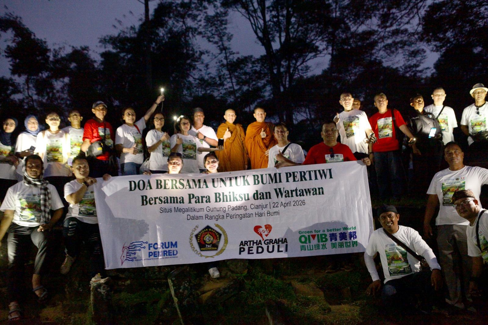 Momentum Hari Bumi, Refleksi Spiritual Digelar di Kawasan Gunung Padang