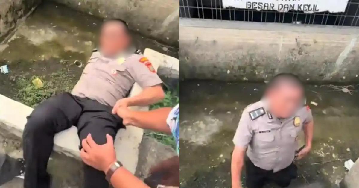 Oknum Polisi di Sumut Dilaporkan Selingkuh, Dikejar Istri dan Anak hingga Didorong ke Parit