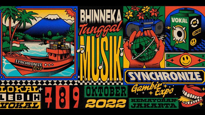 DAFTAR 126 Musisi yang Tampil dalam Synchronize Fest 2022, Agnez Mo, Tulus, hingga OM New Pallapa