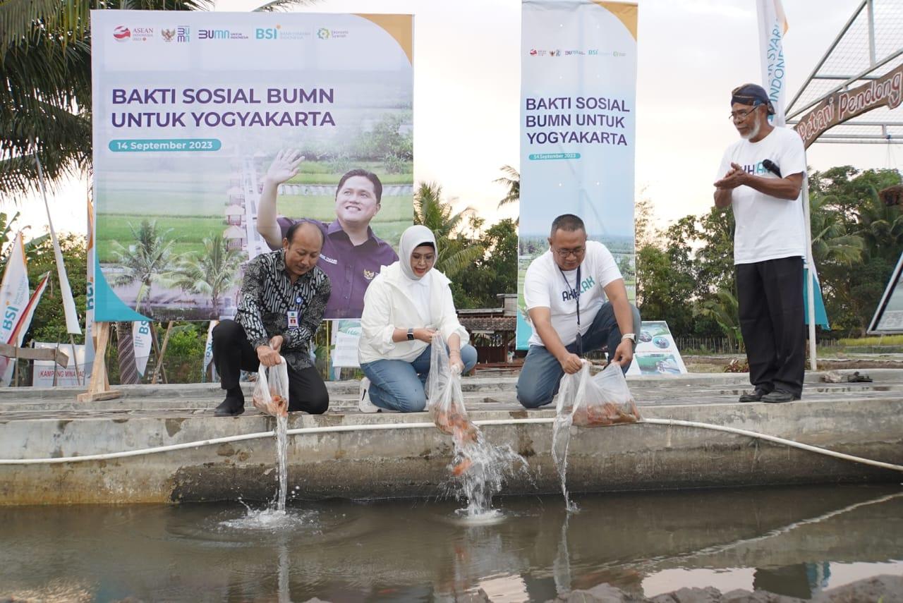 BSI Dukung Usaha Masyarakat Pedesaan di Yogyakarta Bersama Program Bakti Sosial BUMN
