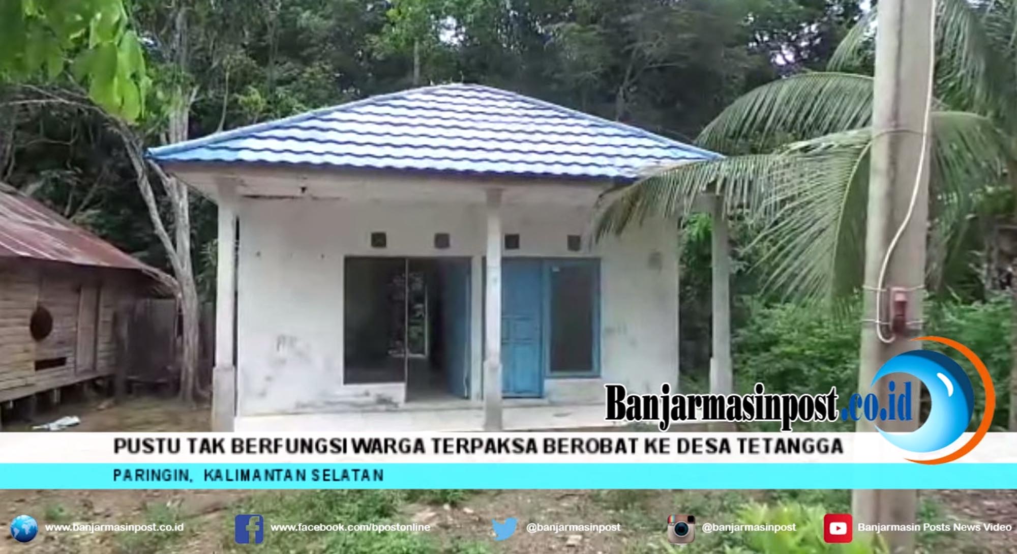 Puskesmas Pembantu Tak Berfungsi Warga Terpaksa Berobat Ke Desa Tetangga