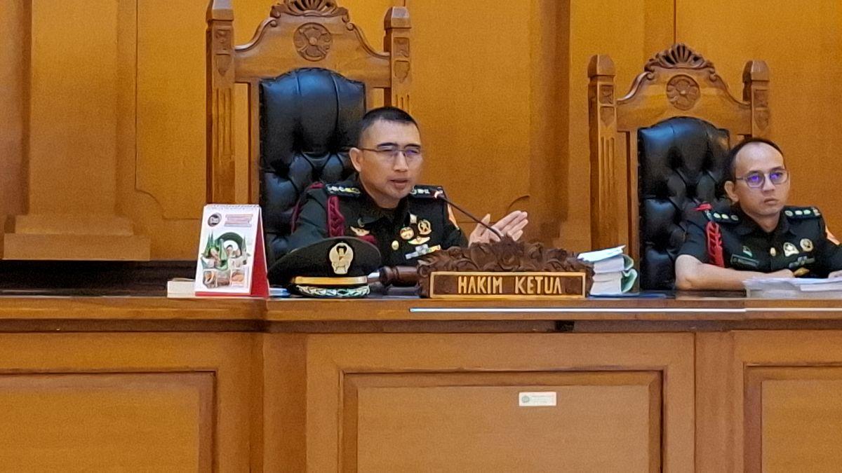 Siang Ini Hakim Militer Putuskan Sidang Pembunuhan Berencana Kacab Bank BUMN Lanjut Atau Tidak