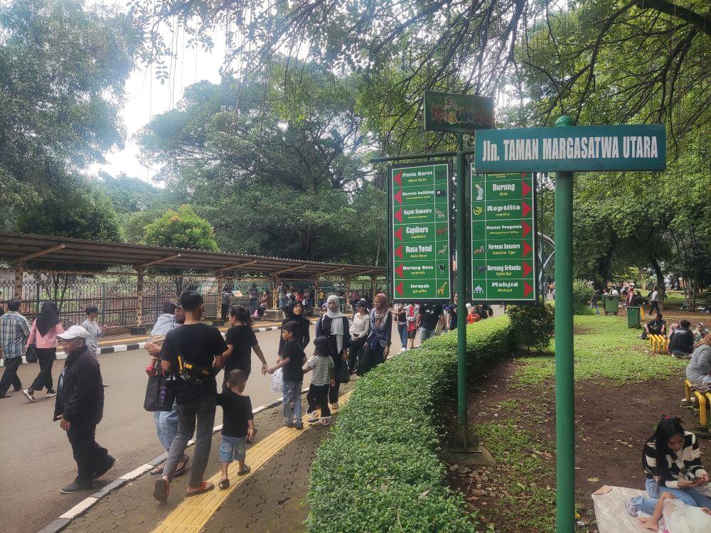 VIDEO Jumlah Pengunjung Kebun Binatang Ragunan di Hari Kedua Lebaran Mencapai 27.000