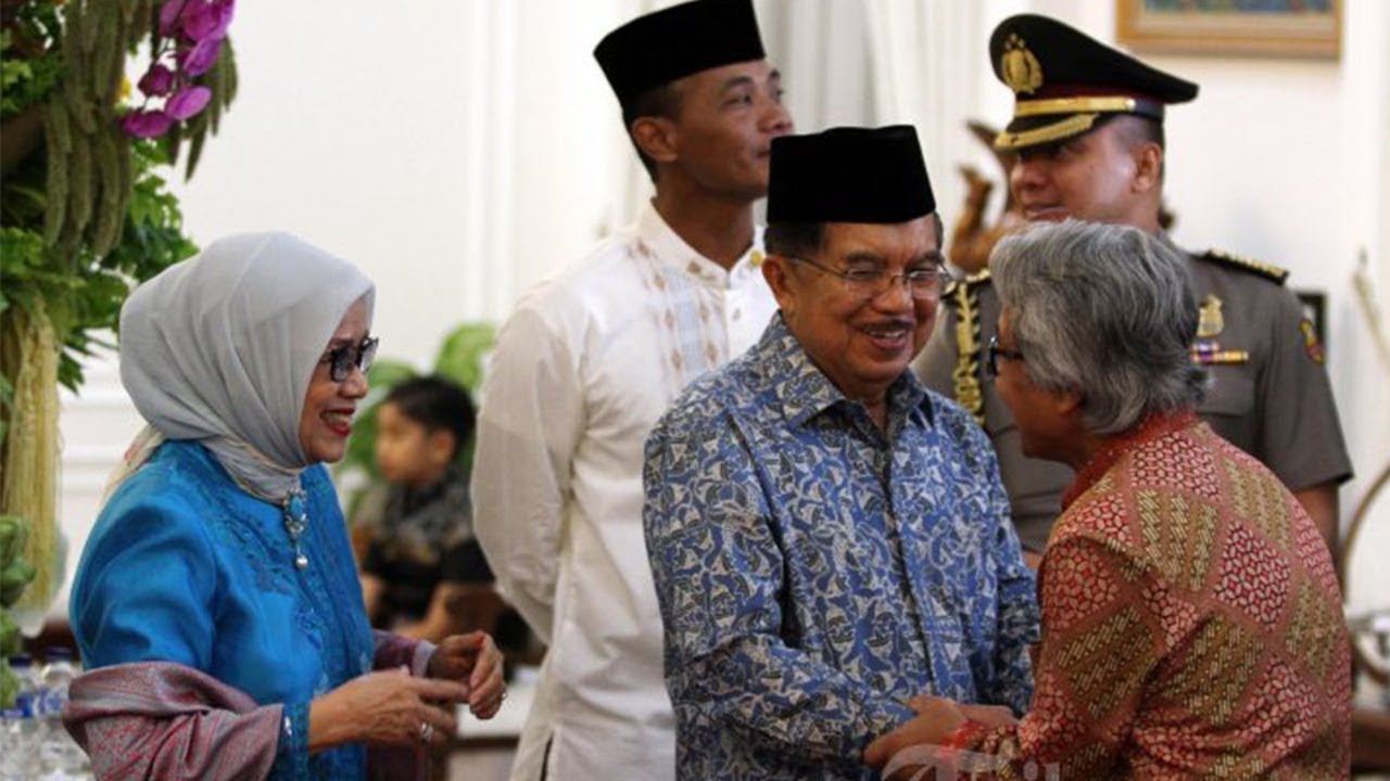 Suasana Open House yang Digelar Jusuf Kalla saat Hari Raya Idul Fitri