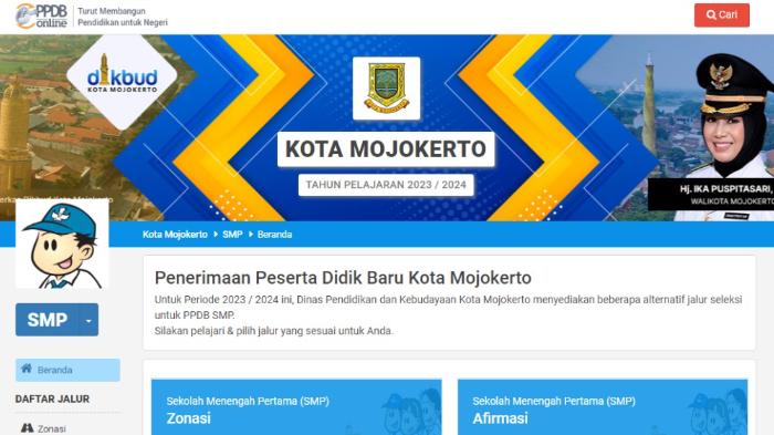 Pendaftaran PPDB SMP Kota Mojokerto Dibuka Hari Ini, Simak Syarat dan Cara Daftarnya