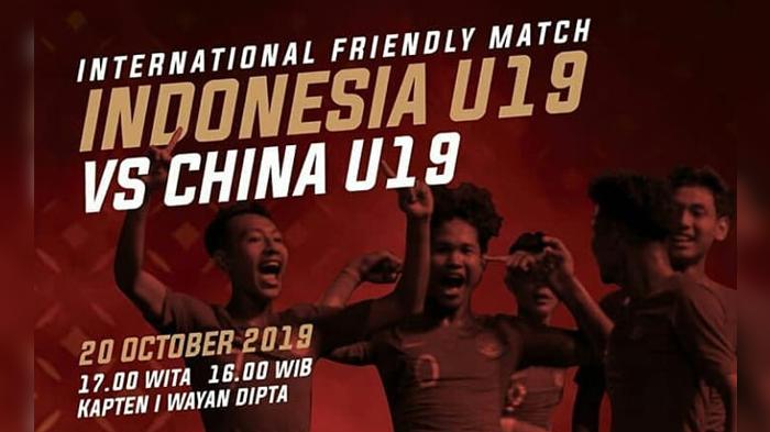 SEDANG BERLANGSUNG - Live Streaming Timnas U-19 Indonesia vs China U-19 Friendly Match 2019