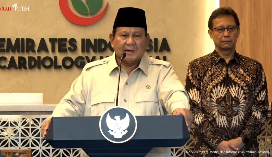Prabowo Akui RS Hibah UAE Mulai Dibangun di Era Jokowi: Saya Beruntung yang Resmikan