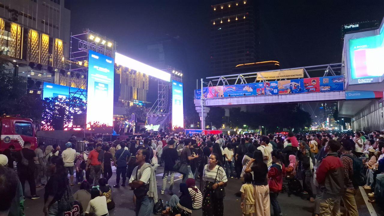 Donasi Rp3,6 M untuk Korban Banjir Terkumpul saat Perayaan Malam Tahun Baru 2026 di Jakarta