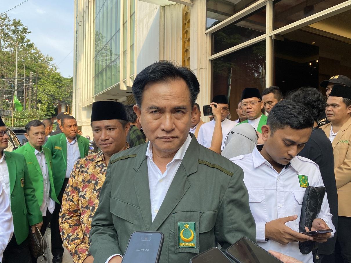 Sambangi Markas PPP, Yusril Diutus PDIP Lobi Untuk Dukung Pemilu Proporsional Tertutup?