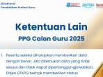 6 Ketentuan Penting Pendaftaran PPG Calon Guru 2025 yang Wajib Diketahui