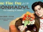 Artis Thailand Bonnadol Sapa Penggemar di Jakarta 15 November 2025