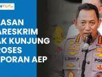Video Alasan Bareskrim Tak Kunjung Naikkan Status Laporan Aep dan Rudiana, karena Tunggu Putusan PK?