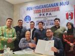 PA GMNI Teken MoU dengan Peradi Utama, 3 Ribu Kader Bisa Terima Beasiswa PKPA