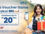Top Up Voucher Game Makin Untung Pakai BRImo, Cashback 100 Persen hingga 20 Ribu