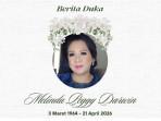 Kabar Duka, Melinda Peggy Darwin Meninggal Dunia, Disemayamkan di Rumah Duka Tabitha Ukrida