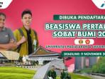 Pertamina Foundation Buka Pendaftaran Beasiswa Sobat Bumi 2025, Simak Persyaratan dan Ketentuannya