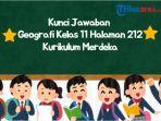 Kunci Jawaban Geografi Kelas 11 Halaman 212 Kurikulum Merdeka, Soal Pilihan Ganda