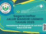 Besaran UKT dan IPI Jalur Seleksi Mandiri Unimed 2025, Biaya IPI Dapat Dibayarkan 2 Kali
