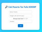 Cara Cek Jadwal Tes Tulis PMO Kemenkop 2025, Dibagi 4 Sesi per Hari