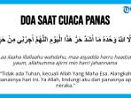 Doa saat Cuaca Panas dan Kemarau Panjang, Meminta agar Hujan Turun