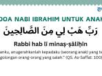 Doa Nabi Ibrahim untuk Anak Saleh dan Istri yang Menyenangkan Hati