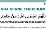 Mustajabnya Doa Orang Terdzolimi, Tidak akan Ditolak Allah
