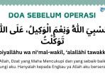 Doa sebelum Operasi Agar Lancar, Tenang, dan Dilindungi Allah