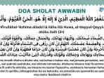 Doa setelah Sholat Awwabin di Waktu Dhuha dan Antara Maghrib-Isya
