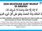 10 Doa Mustajab saat Wukuf di Arafah agar Haji Mabrur dan Penuh Berkah