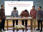 Perkuat Kolaborasi Pertahanan Berbasis Satelit, PT Len Industri Gandeng Telkomsat