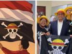 Momen Anies dan Gibran Pamerkan One Piece di Pilpres 2024, Dulu Gimmick Politik Kini Dilarang