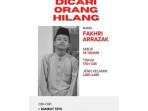 Fakhri Arrazak, Santri asal Jambi Dilaporkan Hilang, Terakhir Terlihat Menuju Ponpes di Palembang