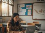 Gambar-guru-indonesia-sedang-mengerjakan-pembelajaran-mandiri-PPG-2025-dengan-laptop-di-ruang-kelas.jpg