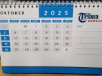 Kalender Oktober 2025: Weton Jawa, Hari Pasaran, Tanggal Hijriah, Hari Besar dan Tanggal Merah