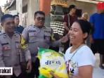 Polsek Singaraja Gelar Gerakan Pangan Murah, Warga Antusias Dapatkan Beras SPHP Harga Terjangkau