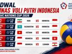 Jadwal AVC Nations Cup 2026 - Timnas Voli Putri Indonesia Minimal Runner-up untuk Lolos Semifinal