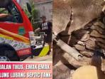 Niat Cari Jalan Pintas, Emak-Emak Terperosok ke Septic Tank hingga Tubuh Berlumur Kotoran