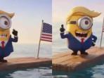 Presiden AS Jadi Bahan Ejekan! Iran Rilis Meme Minion, Olok-olok Trump yang Gagal Buka Selat Hormuz