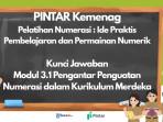 Kunci Jawaban PINTAR Kemenag: 3.1 Pengantar Penguatan Numerasi dalam Kurikulum Merdeka