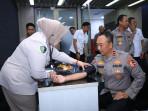 129 Kantong Darah Terkumpul di HUT Humas Polri ke-74
