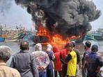 Sudah 3 Kapal Terbakar di Tegal dalam Sebulan, Kini KM Marga Mulya Ludes Dilalap Api