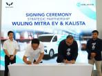 Wuling dan Kalista Kerja Sama Purna Jual Kendaraan Niaga EV
