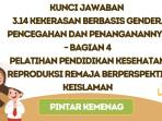 Kunci Jawaban 3.14 Kekerasan Berbasis Gender, Pencegahan dan Penanganannya Bagian 4, PINTAR Kemenag