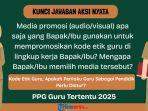Kunci Jawaban Aksi Nyata Kode Etik Guru PPG 2025: Media Promosi Apa Saja yang Bapak/Ibu Gunakan